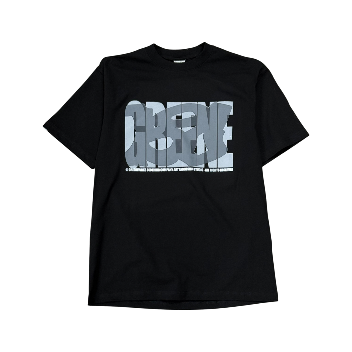 SPELL-OUT LOGO TEE (BLACK)