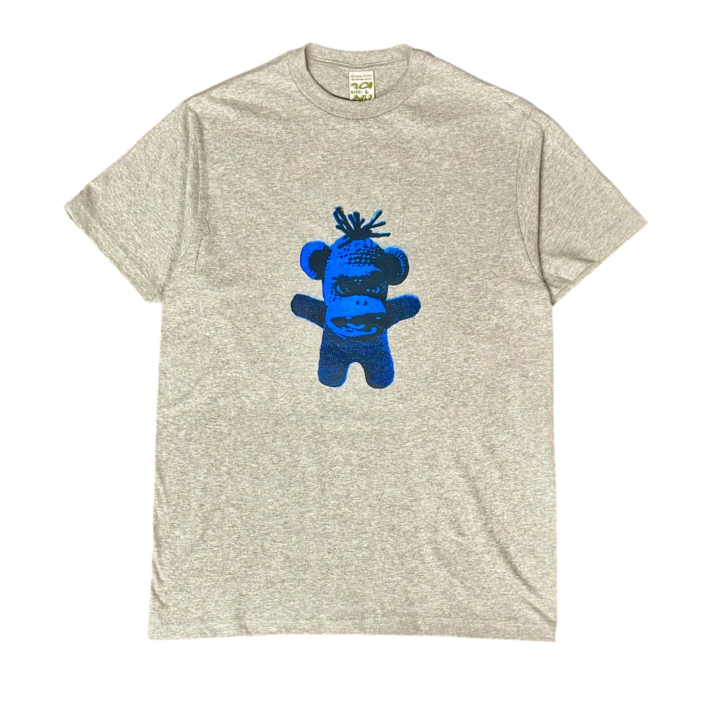 SOCK MONKEY TEE (GREY/BLUE)