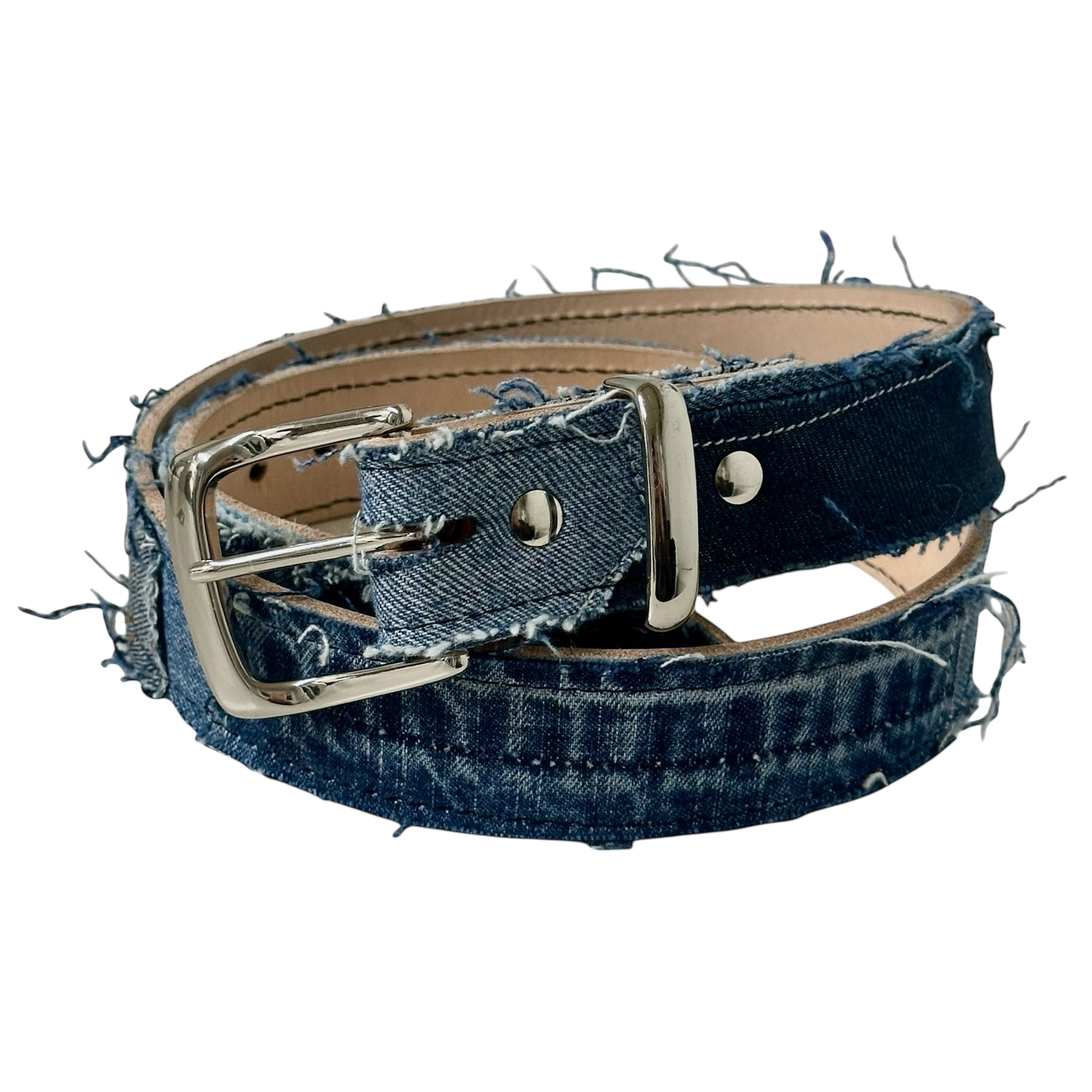Denim Patchwrk Handmade Belt