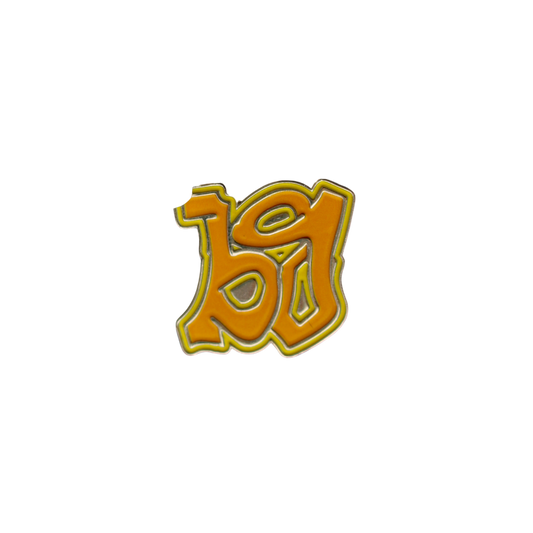 BG LOGO PIN (YELLOW/ORANGE)